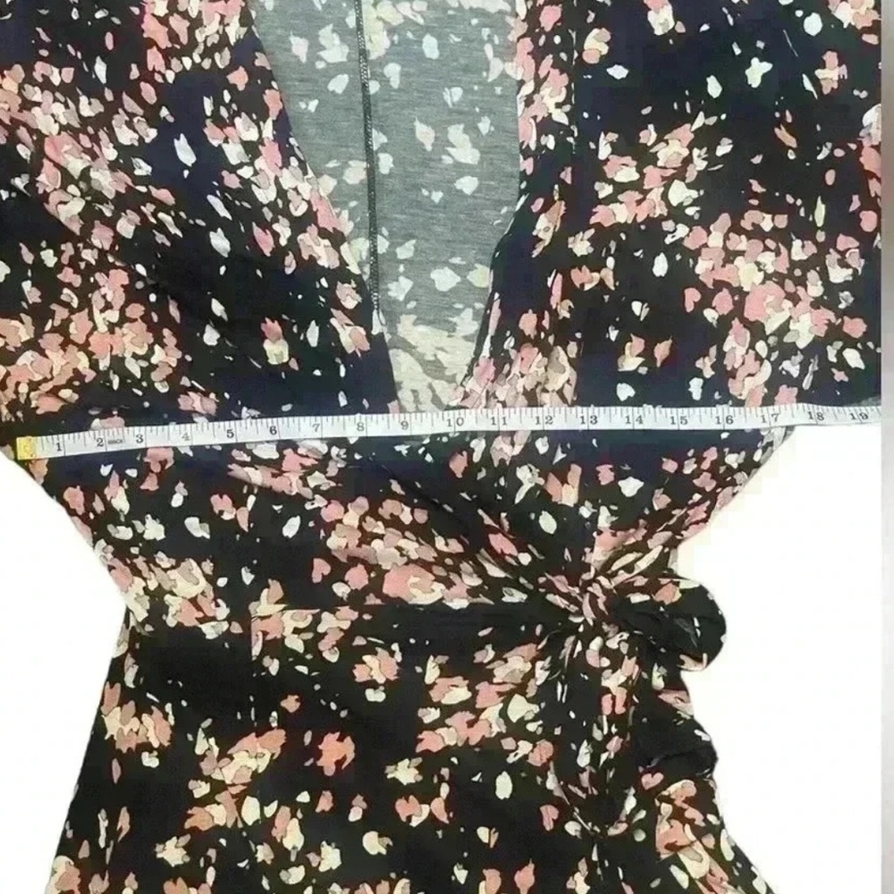 Whistles Jersey Wrap Short Sleeve Dress Size 8 - Picture 5 of 14